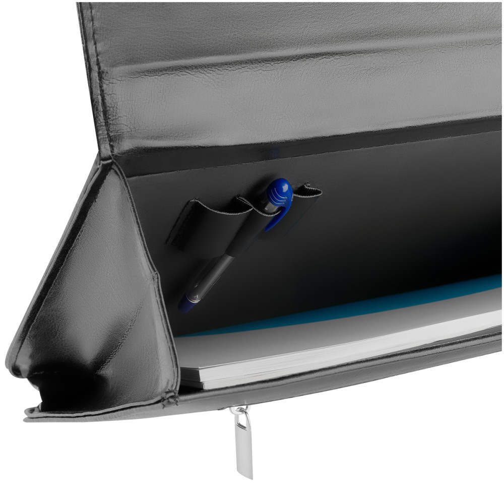 Папка деловая OfficeSpace Dorado - А4 - Кожзаменитель - Черная Папка деловая OfficeSpace Dorado - А4 - Кожзаменитель - Черная