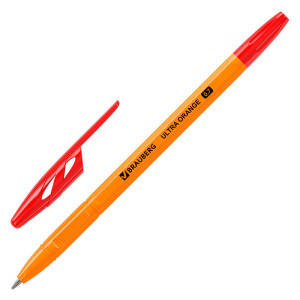 Ручка шариковая Brauberg Ultra Orange - 0,7 мм - Красная