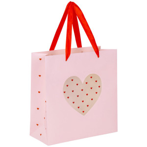 Пакет подарочный Золотая сказка With LOVE - 20*20*8 см
