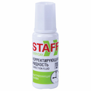 Корректор жидкий с кисточкой Staff Everyday - 15 мл