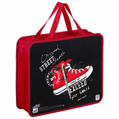 Папка для тетрадей с ручкой Юнландия Urban Style - 1 отделение - А4 - На молнии Папка для тетрадей с ручкой Юнландия Urban Style - 1 отделение - А4 - На молнии