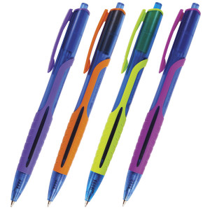 Авторучка шариковая Brauberg Phantom color - Синяя - 0,7 мм