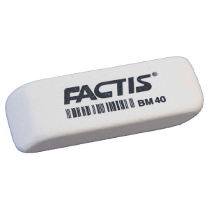 Ластик Factis BM40 - 52*20*7 мм - Белый