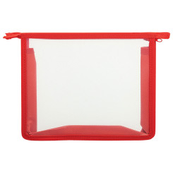 Папка для тетрадей Пифагор - А5 - На молнии - Красная Папка для тетрадей Пифагор - А5 - На молнии - Красная