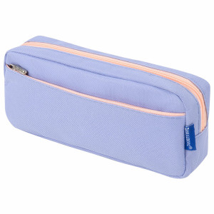 Пенал-косметичка Brauberg Pastel - 210*95*50 мм - 2 отделения - Голубой