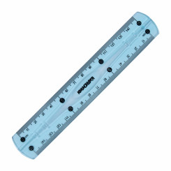 Линейка гибкая Юнландия Flex - 15 см - Голубая