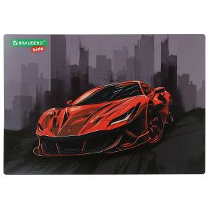Коврик настольный Brauberg Red car - А3