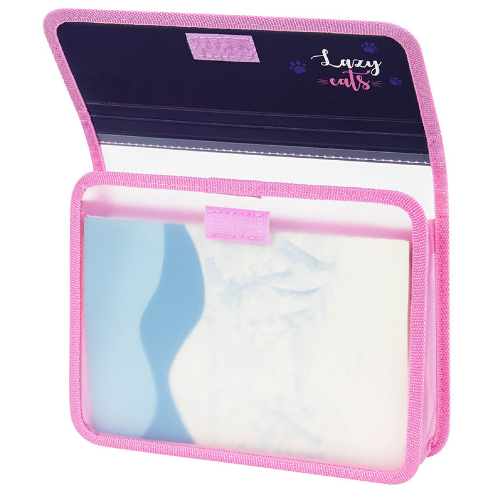 Папка для тетрадей Юнландия Cat pile - 2 отделения - А5 - На липучке Папка для тетрадей Юнландия Cat pile - 2 отделения - А5 - На липучке