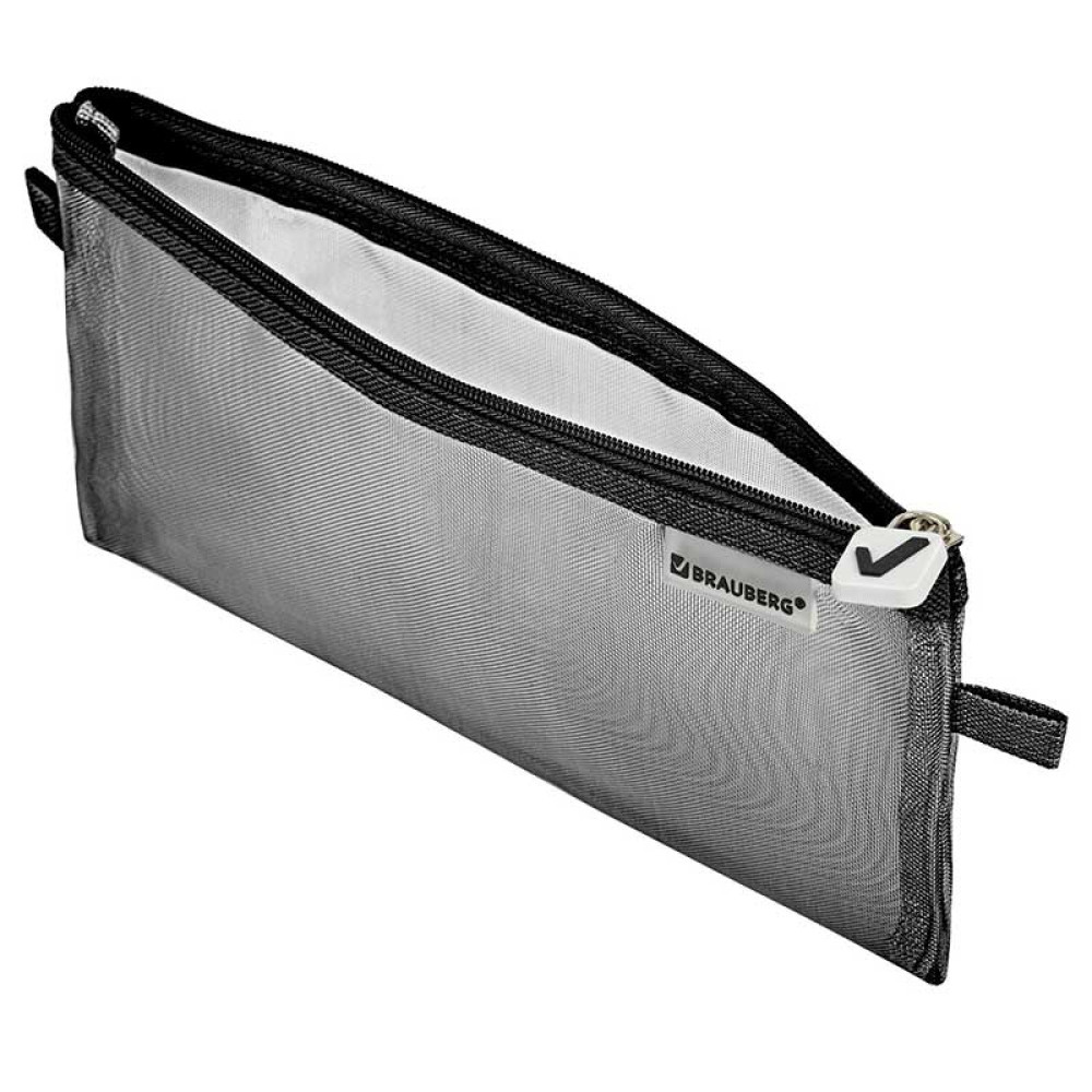 Пенал-косметичка Brauberg - 220*100 мм - Сетка Пенал-косметичка Brauberg - 220*100 мм - Сетка