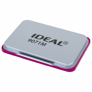 Штемпельная подушка Trodat Ideal - 90*56 мм - Металлическая - Фиолетовая