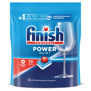 Таблетки для посудомоечных машин Finish All in 1 - 70 шт