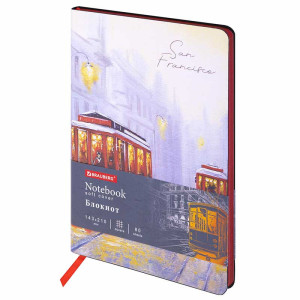 Блокнот Brauberg San Francisco - А5 - 80 листов