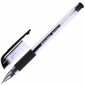 Ручка гелевая Brauberg Extra GT Needle - 0,5 мм - Черная