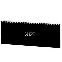 Планинг датированный Staff Black style - 285*112 мм - На спирали - 64 листа - Черный