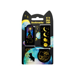 Закладки магнитные для книг Meshu Moon cat - 4 шт