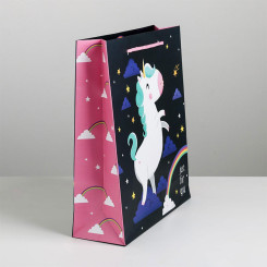 Пакет подарочный Время волшебства - 23*18*10 см Пакет подарочный Время волшебства - 23*18*10 см