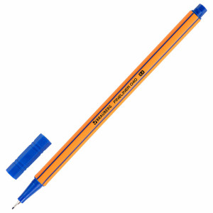 Ручка капиллярная Brauberg Fine 040 - 0.4 мм - Синяя