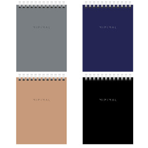 Блокнот Brauberg Minimal Classic - А6 - На спирали - 40 листов