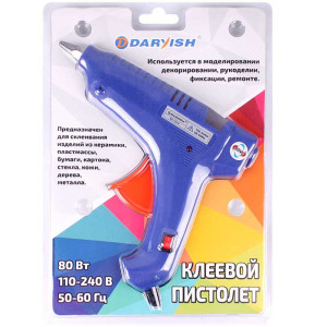 Пистолет клеевой с выключателем Darvish - 11 мм - 80 Вт