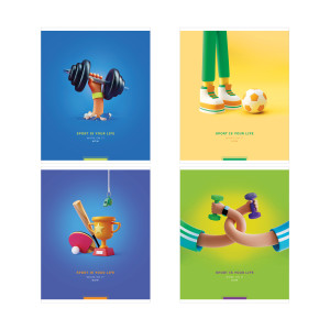 Тетрадь ArtSpace Стиль. Sport - А5 - 48 листов - Клетка
