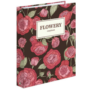 Тетрадь на кольцах Brauberg Flowers - А5 - 160 листов