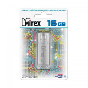USB-флеш-накопитель Mirex Unit Silver - 16Gb