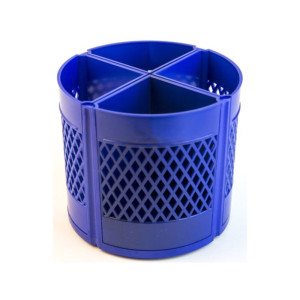 Подставка канцелярская Квартет - Пластик - Синяя