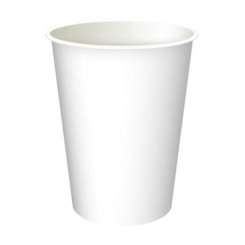 Стакан одноразовый картонный - 250 мл - Белый Стакан одноразовый картонный - 250 мл - Белый