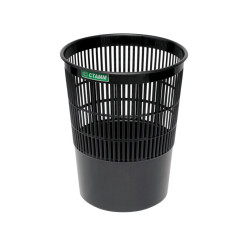 Корзина для бумаг Стамм - Сетчатая - 14 л - Черная Корзина для бумаг Стамм - Сетчатая - 14 л - Черная