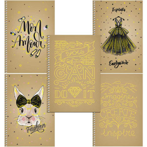 Тетрадь Школярик - А5 - Клетка - 96 листов - Рисунок 6033