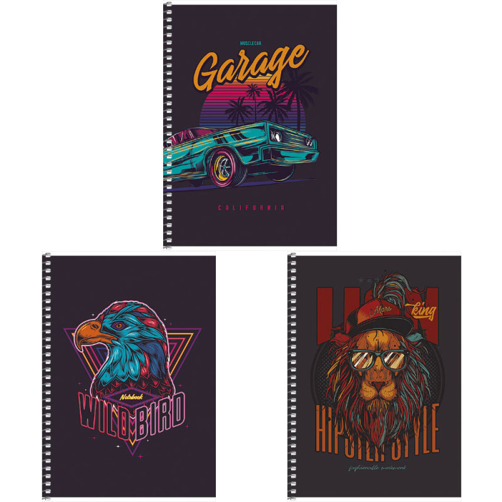 Тетрадь Школярик - А5 - 80 листов - Клетка - Рисунок 6044 Тетрадь Школярик - А5 - 80 листов - Клетка - Рисунок 6044