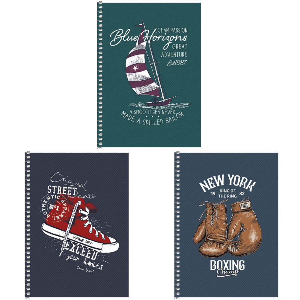 Тетрадь Школярик - А5 - 80 листов - Клетка - Рисунок 6044 Тетрадь Школярик - А5 - 80 листов - Клетка - Рисунок 6044