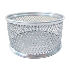 Подставка канцелярская Horer - Металлическая - Круглая - Серебро Подставка канцелярская Horer - Металлическая - Круглая - Серебро