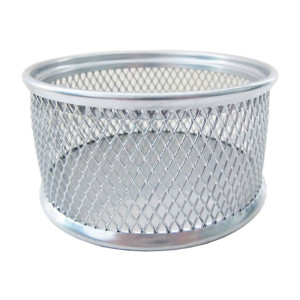 Подставка канцелярская Horer - Металлическая - Круглая - Серебро