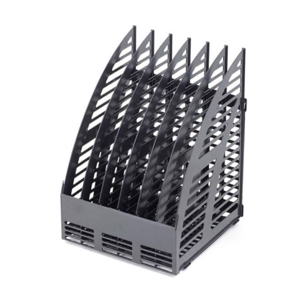 Лоток вертикальный Эсир - 6 секций - Черный Лоток вертикальный Эсир - 6 секций - Черный