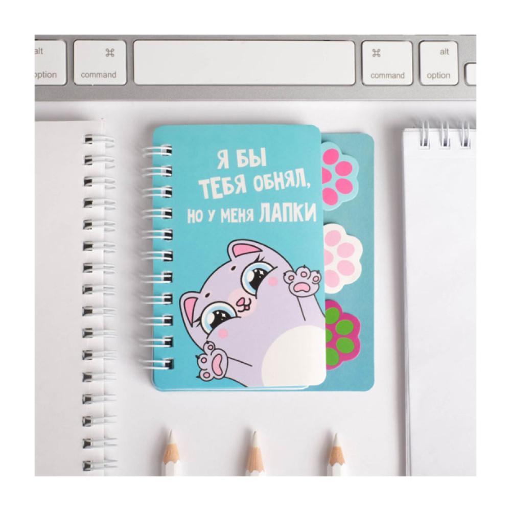 Книжка записная ArtFox Котик - А7 - 40 листов Книжка записная ArtFox Котик - А7 - 40 листов