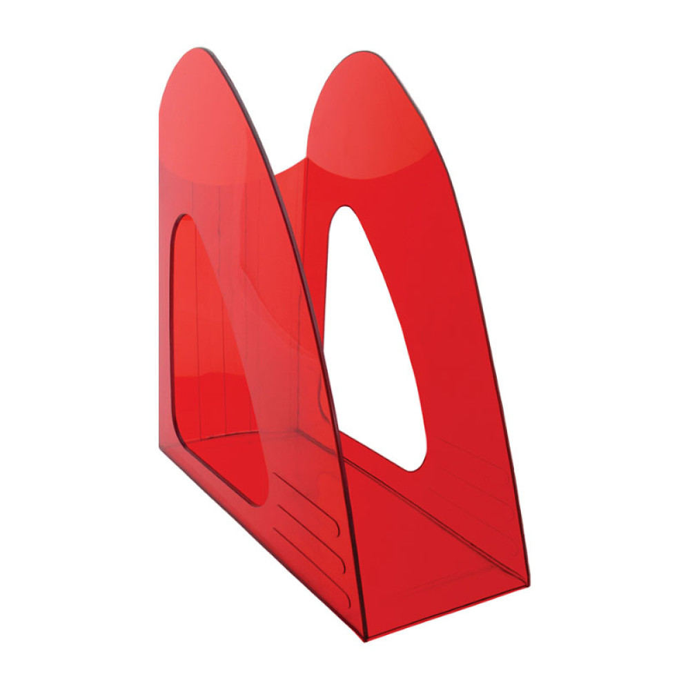 Лоток для бумаг вертикальный OfficeSpace Colorful - Тонированный красный Лоток для бумаг вертикальный OfficeSpace Colorful - Тонированный красный