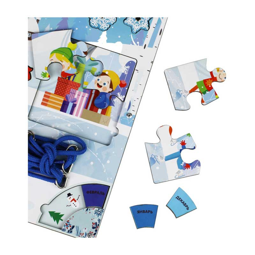 Игра развивающая Бизиборд Woodlandtoys Зима Игра развивающая Бизиборд Woodlandtoys Зима