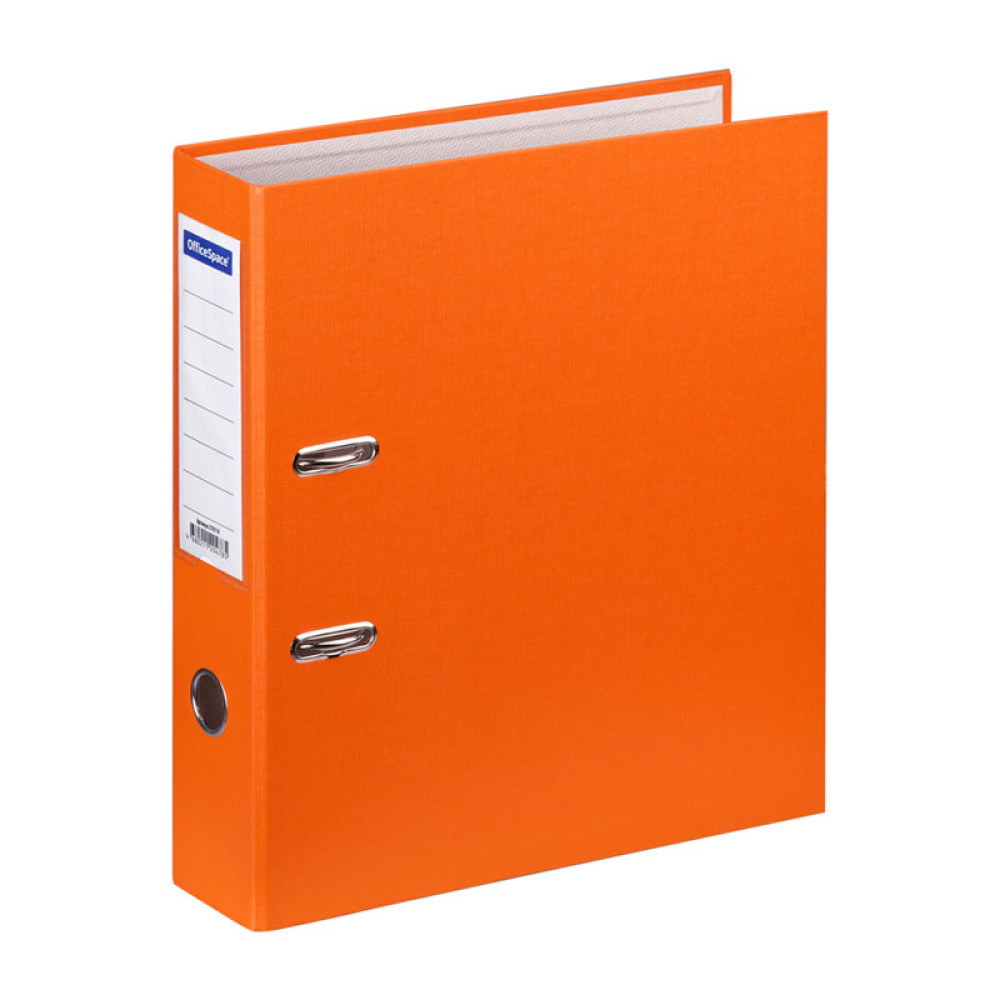 Папка-регистратор OfficeSpace - А4 - 70 мм - Оранжевая Папка-регистратор OfficeSpace - А4 - 70 мм - Оранжевая