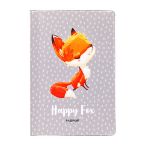 Обложка для паспорта MESHU Happy Fox - ПВХ