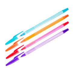 Ручка шариковая ароматическая OfficeSpace Fluo - 0,5 мм - Синяя - Ассорти