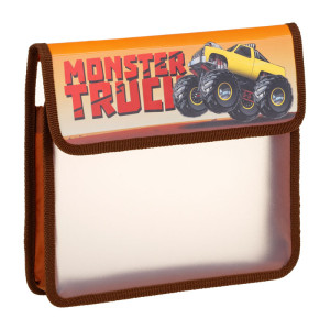 Папка для тетрадей ArtSpace Monster truck - 1 отделение - А5 - Пластик - На липучке