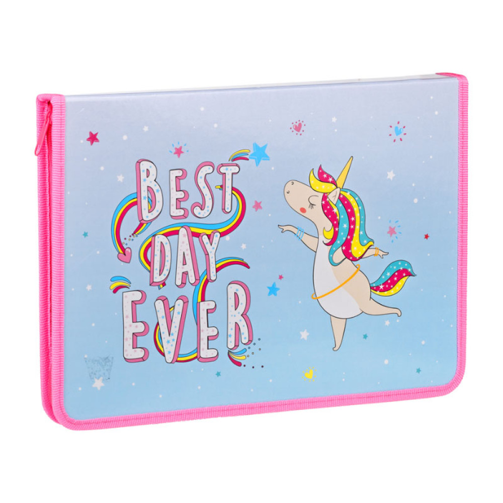 Папка для труда ArtSpace Best day ever - 1 отделение - А4 - На молнии Папка для труда ArtSpace Best day ever - 1 отделение - А4 - На молнии