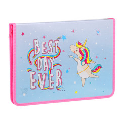 Папка для труда ArtSpace Best day ever - 1 отделение - А4 - На молнии Папка для труда ArtSpace Best day ever - 1 отделение - А4 - На молнии