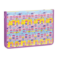 Папка для труда ArtSpace Coffee like - 1 отделение - А4 - На молнии Папка для труда ArtSpace Coffee like - 1 отделение - А4 - На молнии