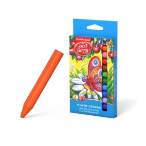 Мелки пластиковые ArtBerry Jumbo - 12 цветов