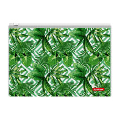 Папка-конверт Erich Krause Tropical Leaves - На молнии - В5 - 140 мкм