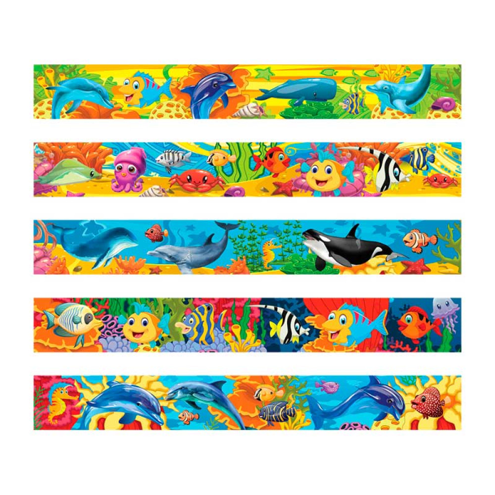 Закладка-магнит для книг ArtSpace Морские обитатели - 25*200 мм Закладка-магнит для книг ArtSpace Морские обитатели - 25*200 мм