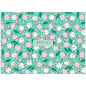 Коврик настольный пластиковый ArtSpace Blooming - А4