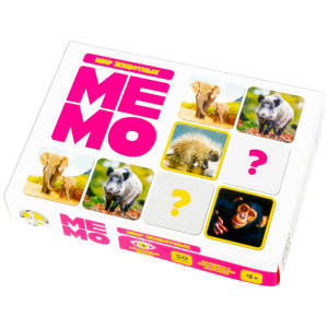 Игра настольная Десятое королевство Мемо. Мир животных - 50 карточек